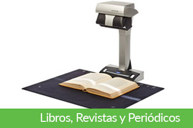 Scanners para libros, revistas y periodicos